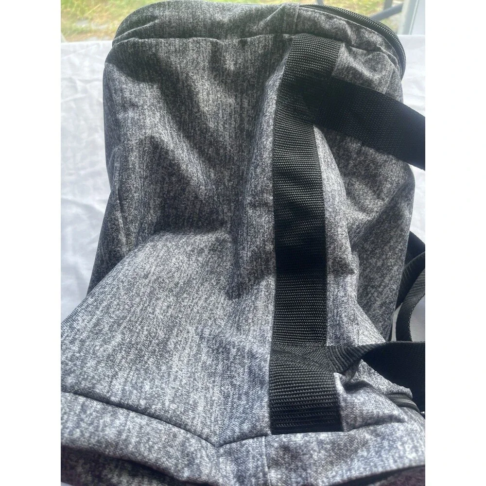 Adidas Defender Medium  Black Gray  Duffel Bag  Logo Shoulder STrap Travel Sport